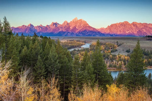 Wyoming: Snake River Grand Teton Sunrise by Susanne Kremer