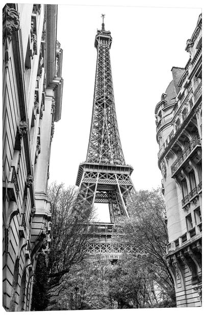 Eiffel Tower III Canvas Art Print - Paris Photography