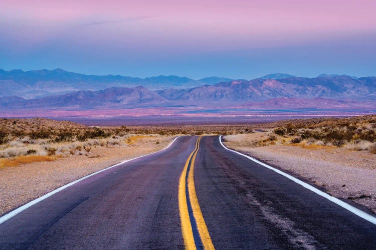 Nevada Desert Drive Sunrise