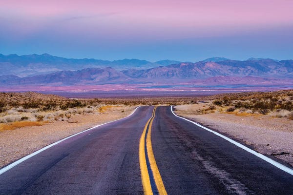 Nevada: Nevada Desert Drive Sunrise by Susanne Kremer