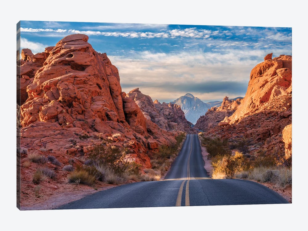 Valley Of Fire Road by Susanne Kremer 1-piece Canvas Wall Art