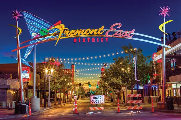 Las Vegas: Road Closed by Susanne Kremer