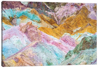Colorful Nature, Death Valley Canvas Art Print - Death Valley National Park Art