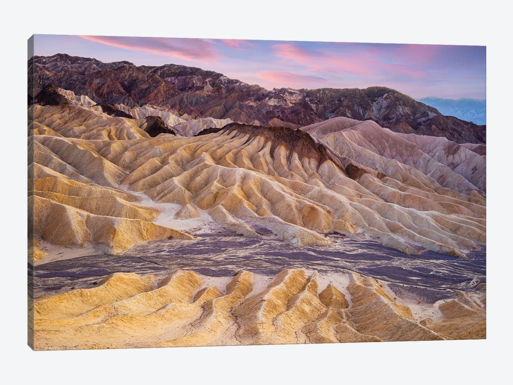 Badlands Sunset, Death Valley by Susanne Kremer 1-piece Canvas Art Print