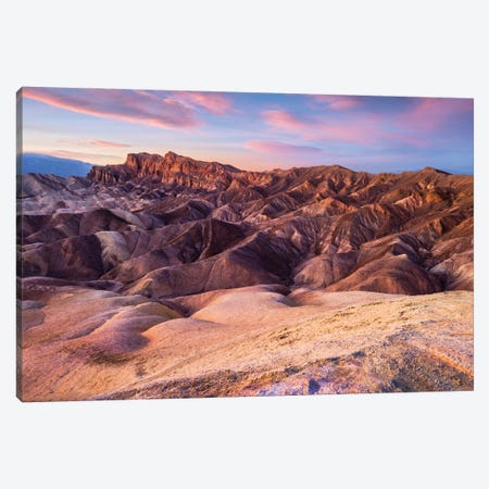 Pink Sunset Death Valley Canvas Print #SKR674} by Susanne Kremer Art Print