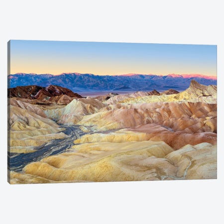Zabriskie Point Panoramic View, Death Valley Canvas Print #SKR676} by Susanne Kremer Canvas Art Print