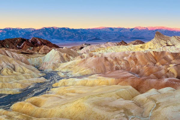 Death Valley National Park: Zabriskie Point Panoramic View, Death Valley by Susanne Kremer