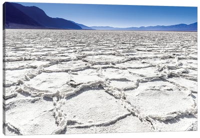 Salt Flats Death Valley Canvas Art Print - Death Valley National Park Art