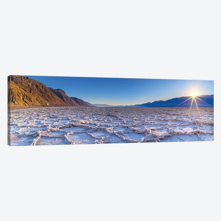 Sunset Badwater Basin Death Valley Canvas Print #SKR678} by Susanne Kremer Canvas Art