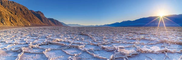Death Valley National Park: Sunset Badwater Basin Death Valley by Susanne Kremer