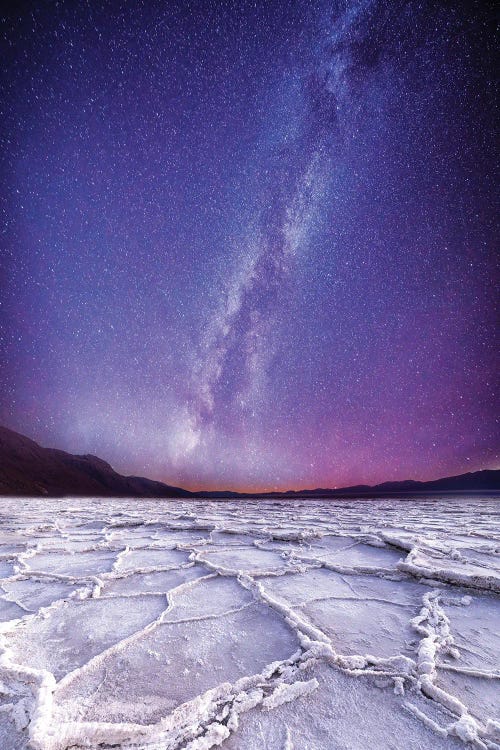 Milky Way At Badwater Basin, Death Valley