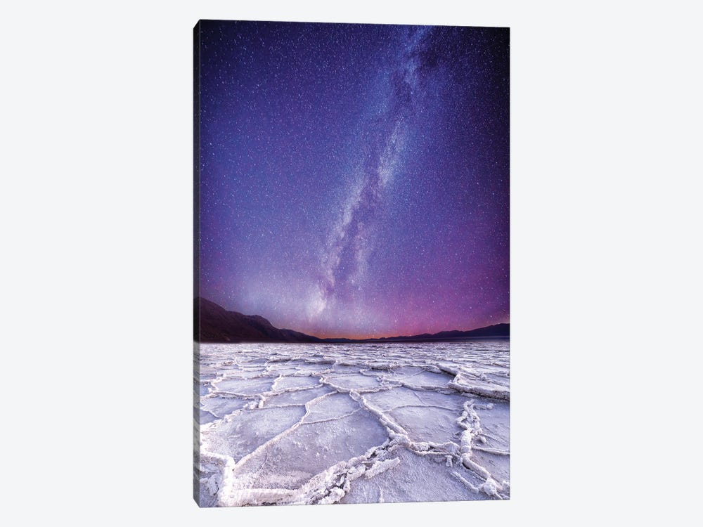 Milky Way At Badwater Basin, Death Valley by Susanne Kremer 1-piece Canvas Print