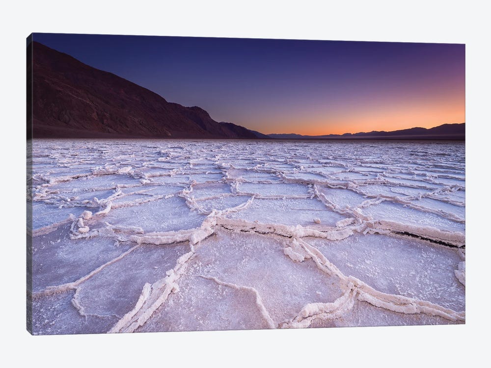 The Sunrise Glow, Salt Flats Death Valley by Susanne Kremer 1-piece Art Print