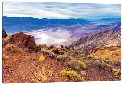 Death Valley Rugged Nature Canvas Art Print - Death Valley National Park Art
