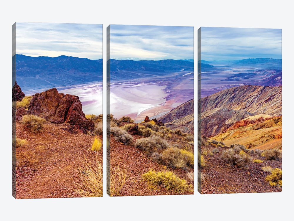 Death Valley Rugged Nature by Susanne Kremer 3-piece Canvas Art Print