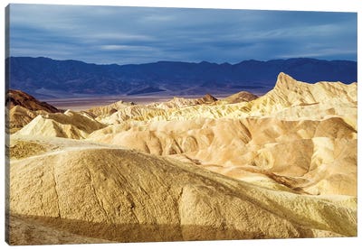 Death Valley Illuminated Canvas Art Print - Layered Landscapes
