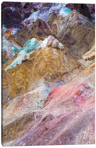 Mineral Rocks, Death Valley Canvas Art Print - Death Valley National Park Art