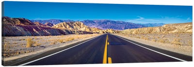 Panoramic Road, Death Valley Canvas Art Print - Death Valley National Park Art