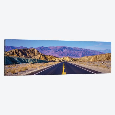 Panoramic Road Trip, Death Valley Canvas Print #SKR689} by Susanne Kremer Art Print