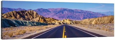 Panoramic Road Trip, Death Valley Canvas Art Print - Death Valley National Park Art