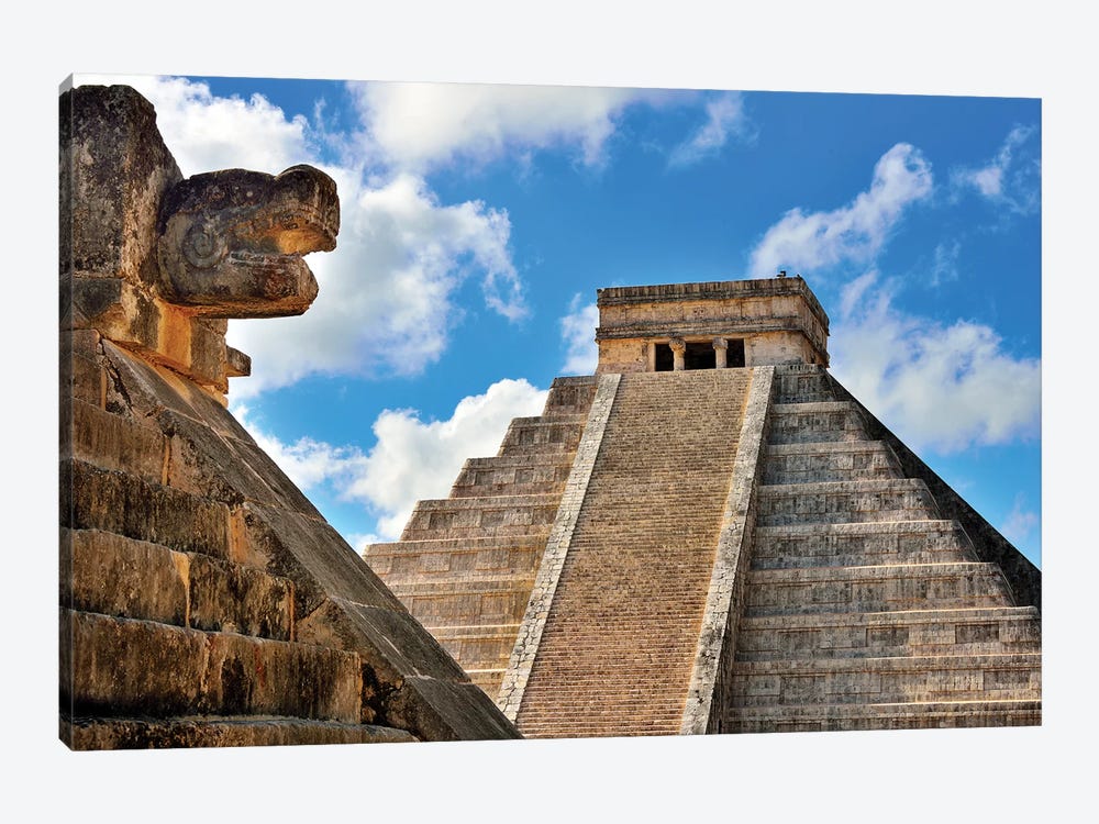 El Castillo, Mayan Ruin, Chichen Itza I   by Susanne Kremer 1-piece Canvas Print