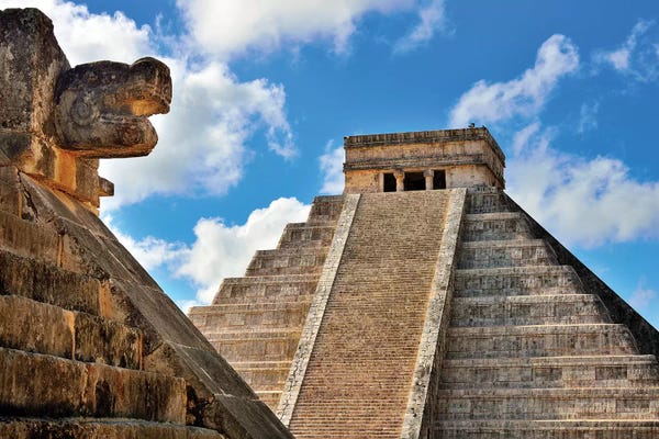 The Seven Wonders Of The World: El Castillo, Mayan Ruin, Chichen Itza I   by Susanne Kremer