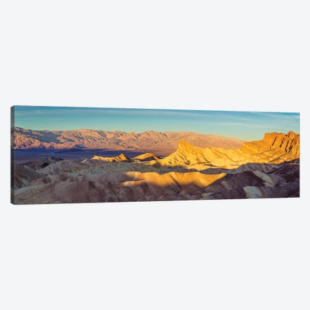 Panoramic Sunrise Zabriskie Point, Death Valley Canvas Print #SKR691} by Susanne Kremer Canvas Art