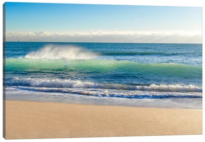 The Wave At The Beach, Miami Florida Canvas Art Print - Miami Art
