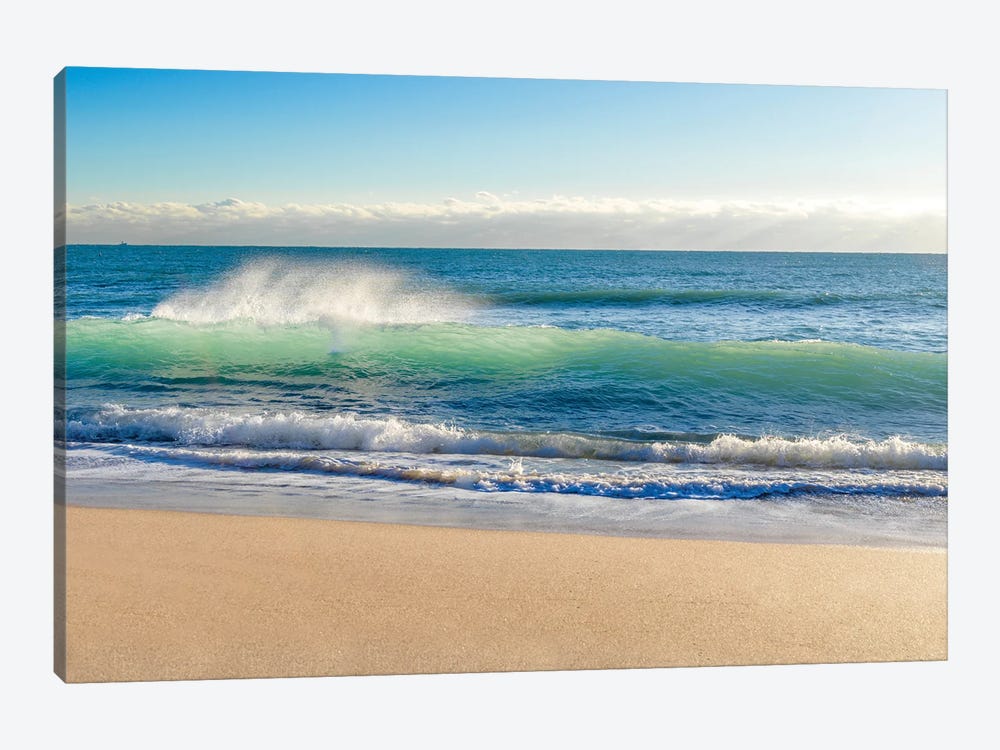 The Wave At The Beach, Miami Florida by Susanne Kremer 1-piece Canvas Artwork