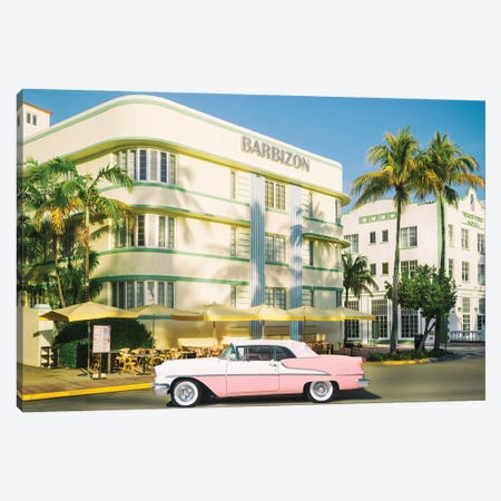 Art Deco, Miami Beach, Florida Canvas Print #SKR697} by Susanne Kremer Canvas Print