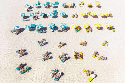 Summer Vibes, Miami Beach Florida by Susanne Kremer art print