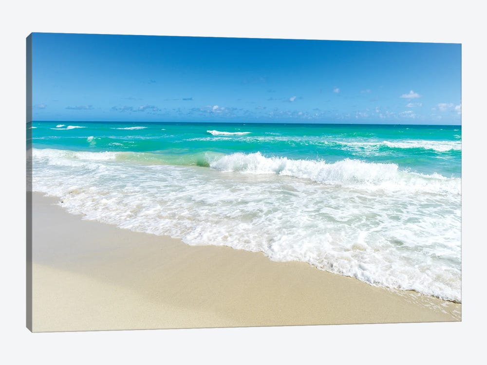 Ocean Wave, Miami Beach Florida by Susanne Kremer 1-piece Canvas Wall Art