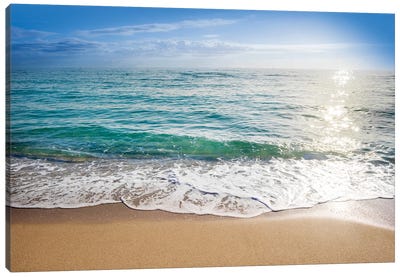 Ocean Glitter, Miami Beach Florida Canvas Art Print - Florida Art