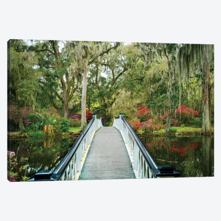 Bridge To The Garden Charleston Canvas Print #SKR721} by Susanne Kremer Canvas Artwork
