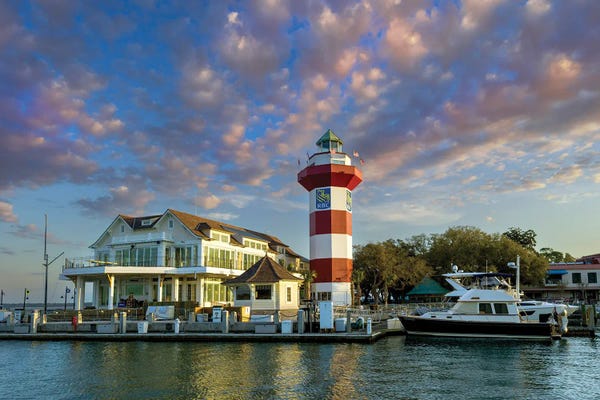 South Carolina: Sunrise In Harbour Town, South Carolina by Susanne Kremer