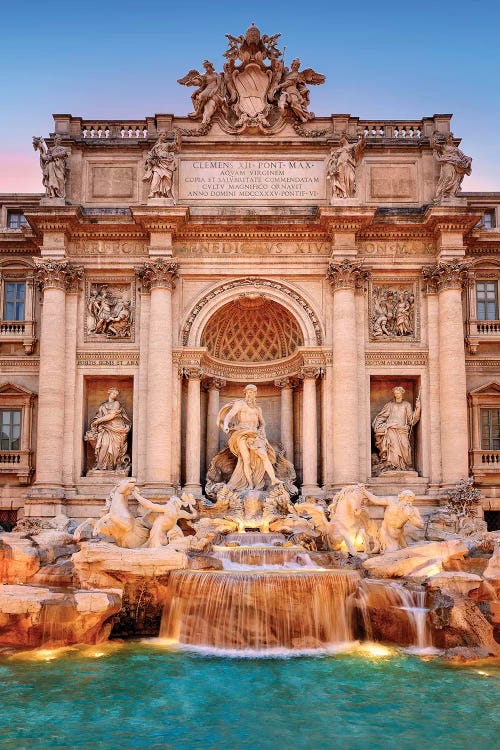 Fontani die Trevi, Trevi Fountain 