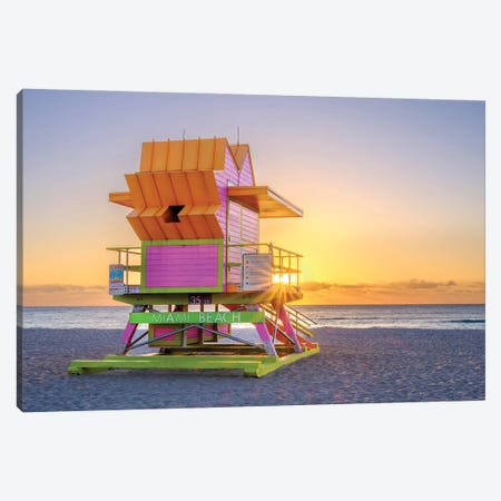 Morning Star At The Beach, Florida Canvas Print #SKR730} by Susanne Kremer Canvas Art Print