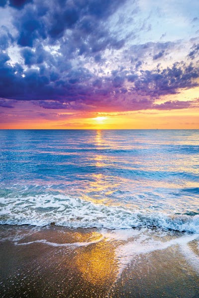 Layered Landscapes: Gorgeous Beach Sunrise, Florida by Susanne Kremer