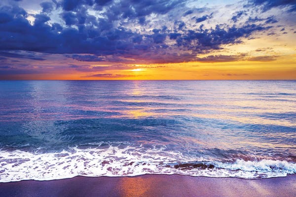 Florida: Stormy Beach Sunrise, Florida by Susanne Kremer