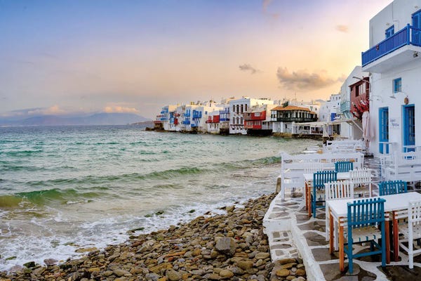 Rocky Beaches: Early Morning, Mykonos, Greece by Susanne Kremer