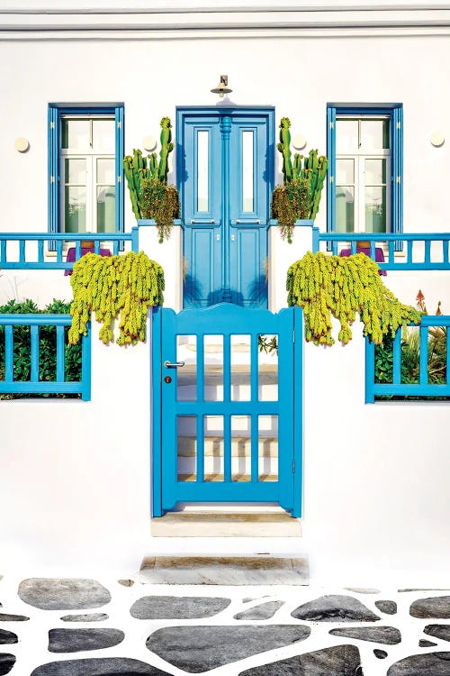 Blue Door Mykonos Greece