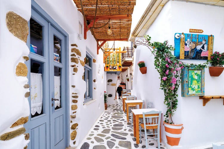 Streets Of Naxos Greece