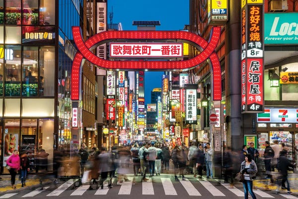 Tokyo: Neon Dreams In Tokyo Japan by Susanne Kremer