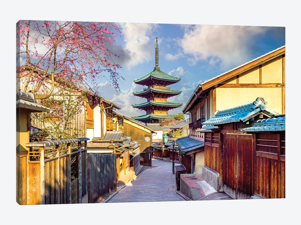 Spring In Old Kyoto, Japan, Asia by Susanne Kremer 1-piece Canvas Artwork
