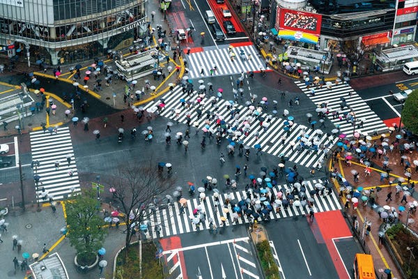 Tokyo: Crossing,Tokyo Japan by Susanne Kremer