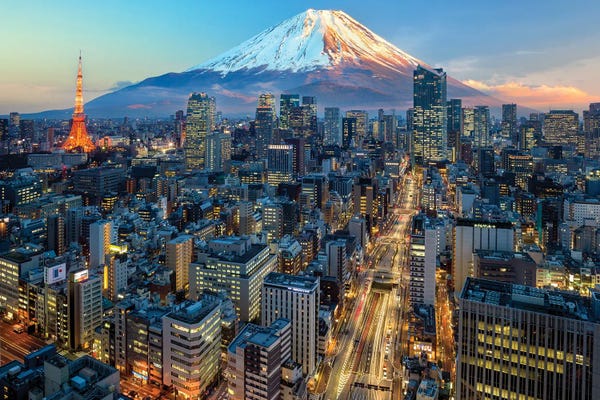 Tokyo: Tokyo Skyline , Japan by Susanne Kremer