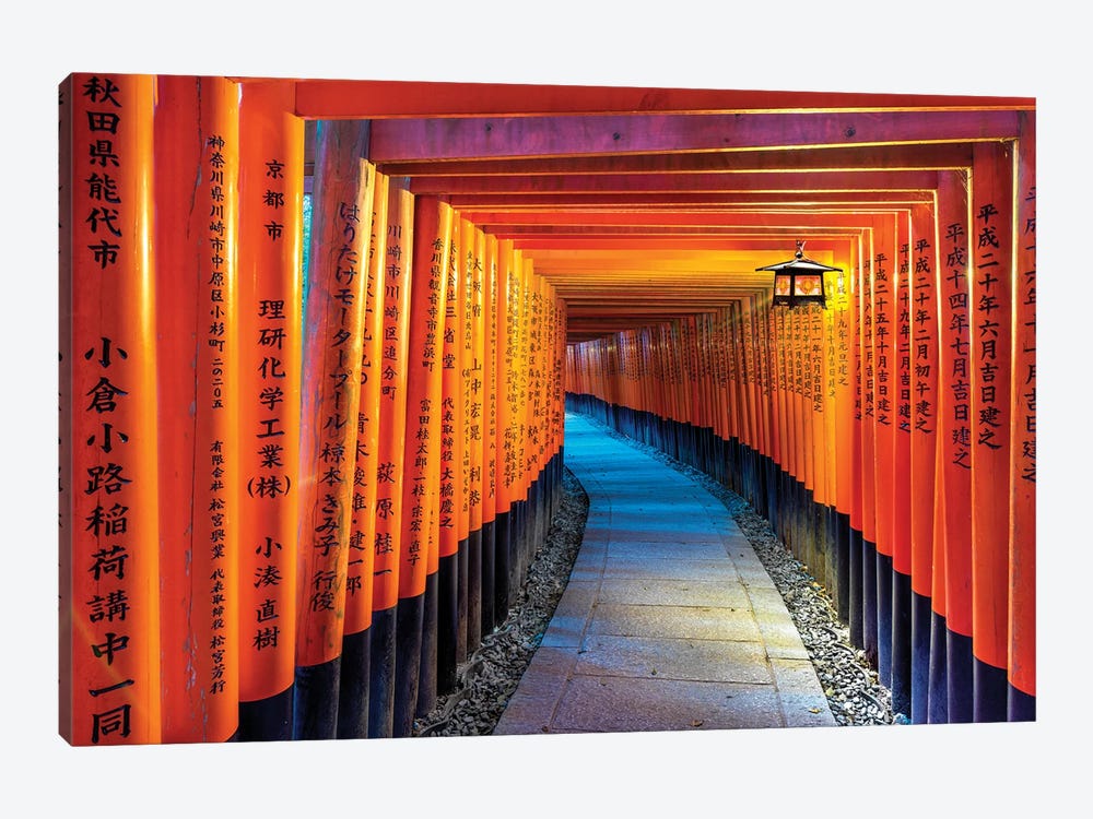 Fushimi Inari Temple, Kyoto Japan by Susanne Kremer 1-piece Canvas Print