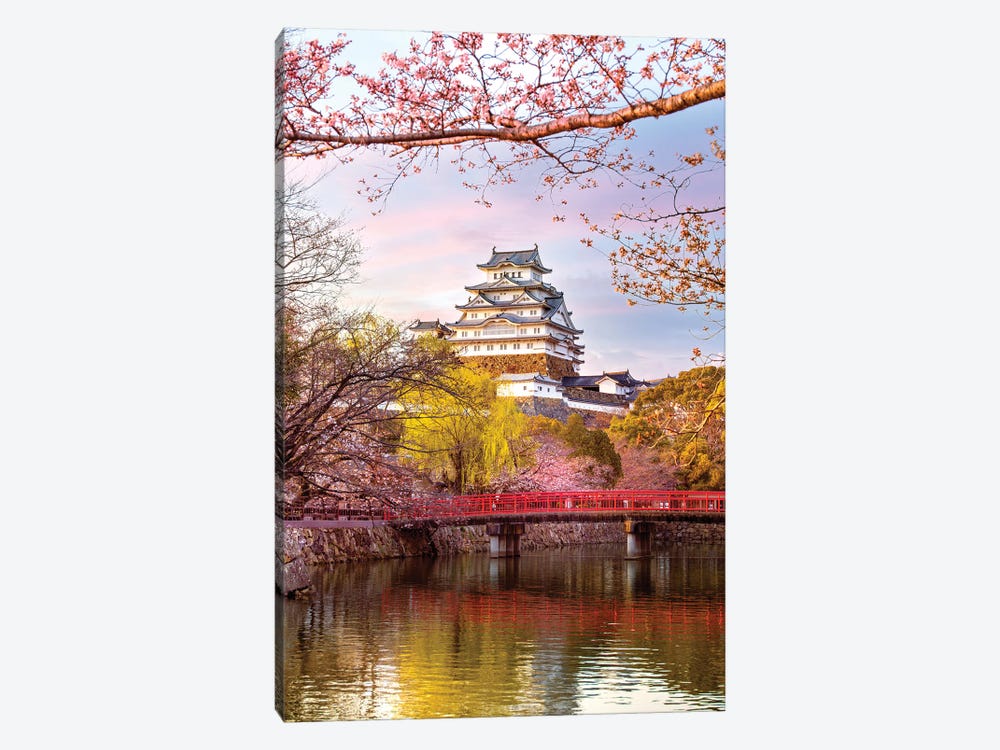 Himeji Castle And Cherryblossoms Hyogo Japan by Susanne Kremer 1-piece Art Print