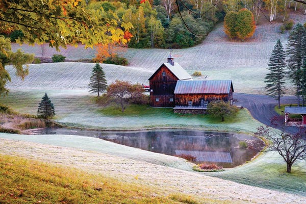 Cabins: The First Frost In New England by Susanne Kremer