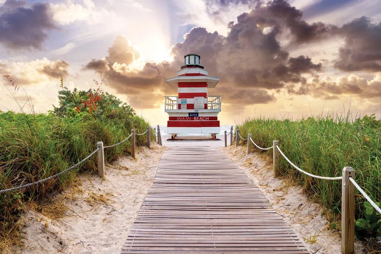 The Path To The Beachhouse, Miami Florida